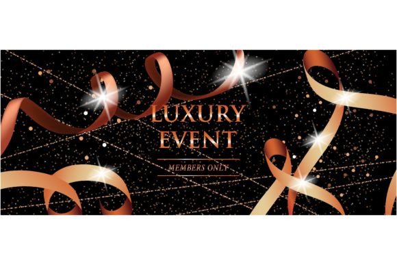 Download Luxury Event Members Only Festive Banner - Premium Resources