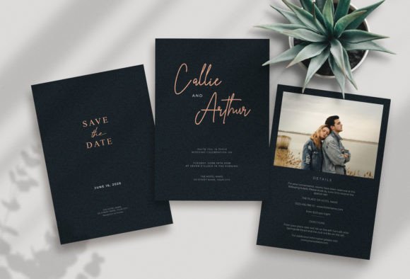 Download Elegant Wedding Invitation Template - Wedding invitation Collection