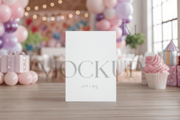 Download Girl's Birthday Invite Mockup - Invite Collection